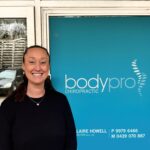 Claire at the Body Pro Chiropractic Clinic